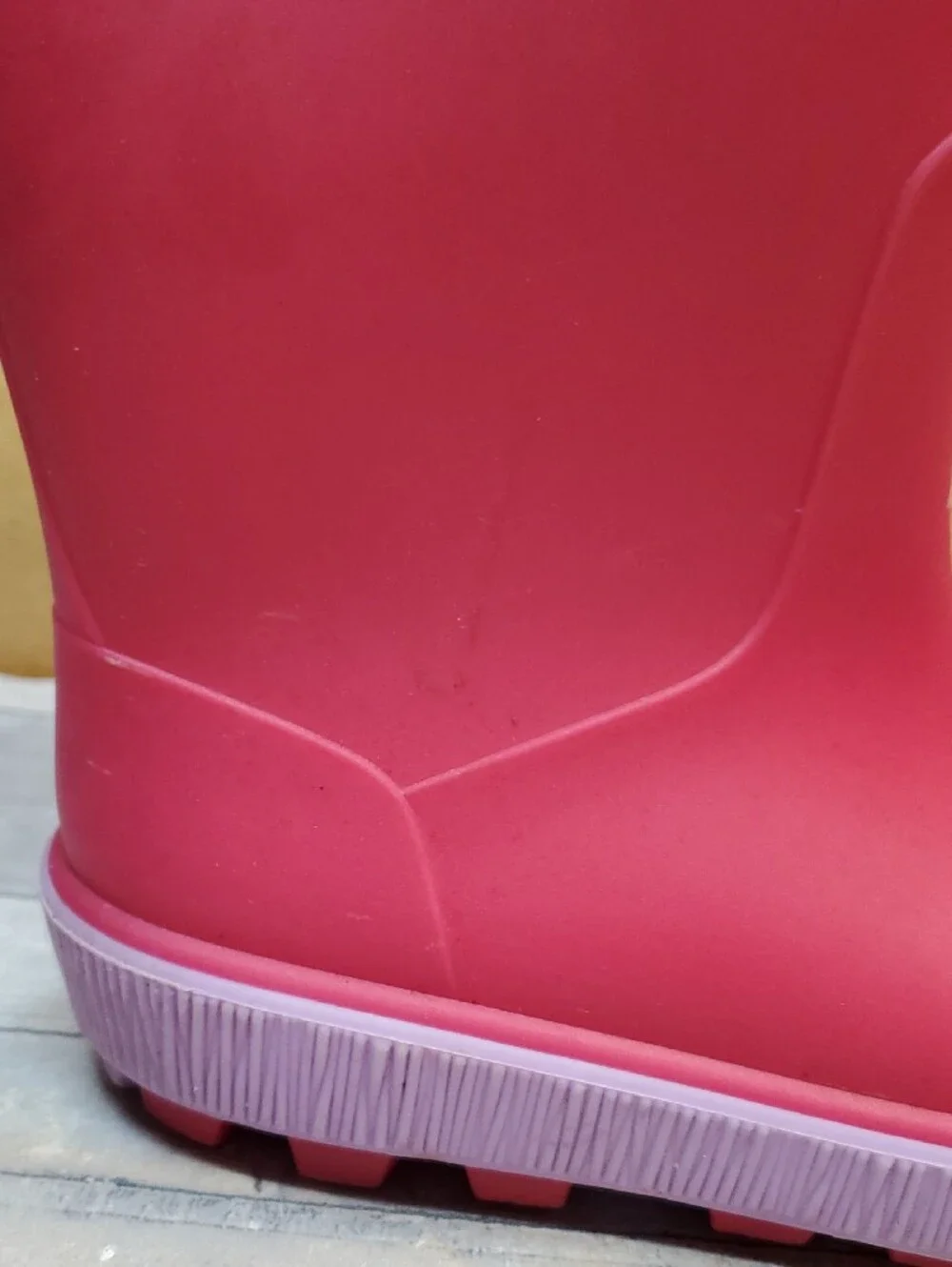Kamik Stomp Waterproof Rose Pink Rain Boots Size 13